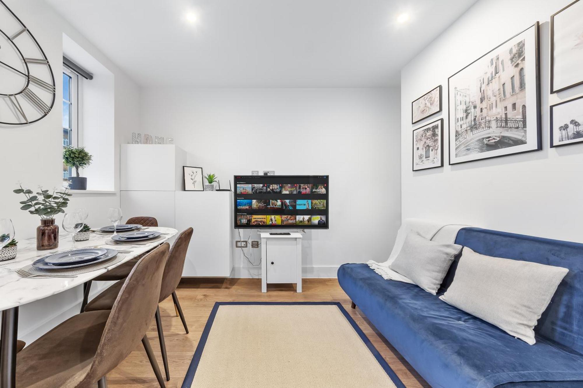Central London Two Bedroom Serviced Apartment - Nine Elms Luxury Stay - Vauxhall & Westminster Eksteriør bilde