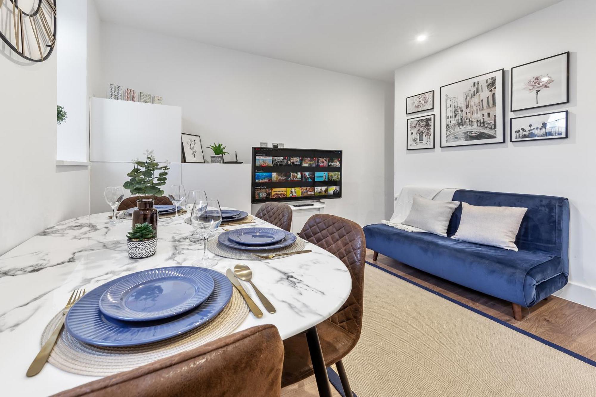 Central London Two Bedroom Serviced Apartment - Nine Elms Luxury Stay - Vauxhall & Westminster Eksteriør bilde